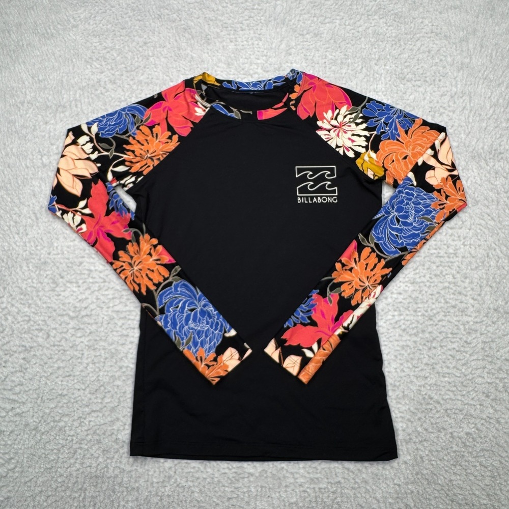 Billabong Surf Swim Shirt Rash Guard Core Long Sleeve Youth Girls Size L/XL
